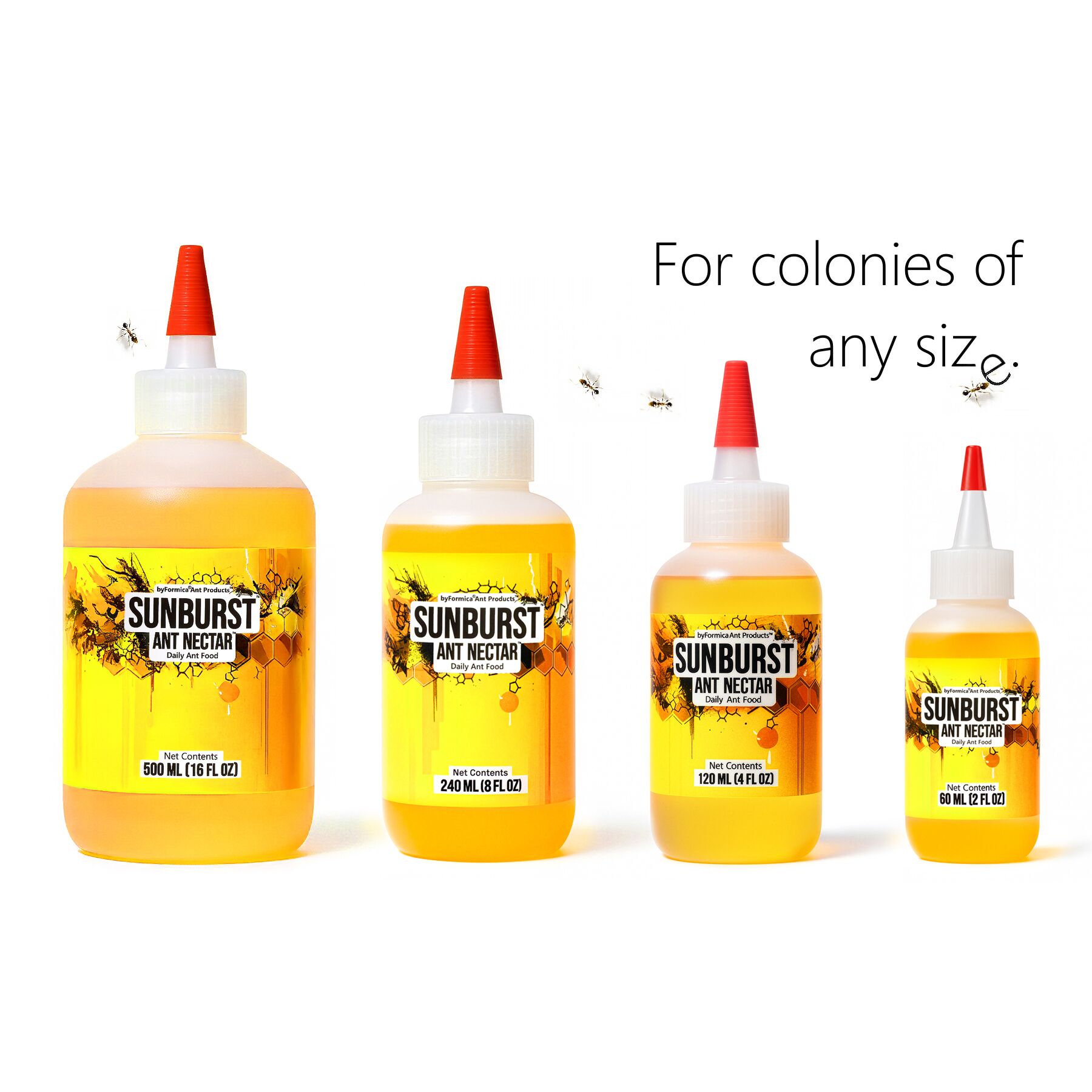 Sunburst 60 ml, 120 ml, 240 ml e 500 ml Sunburst 60 ml, 120 ml, 240 ml e 500 ml