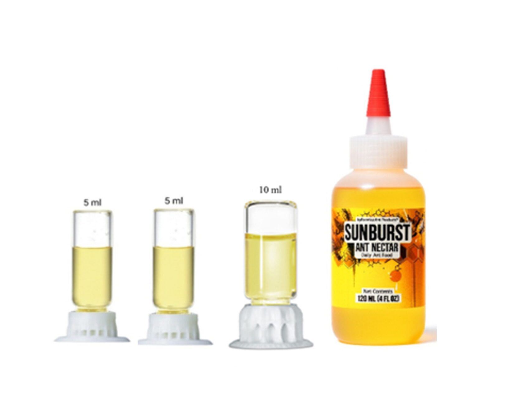 Alimentazione liquida Byformica (2 x 5 ml + 1 x 10 ml) + confezione di nettare per formiche da 120 ml